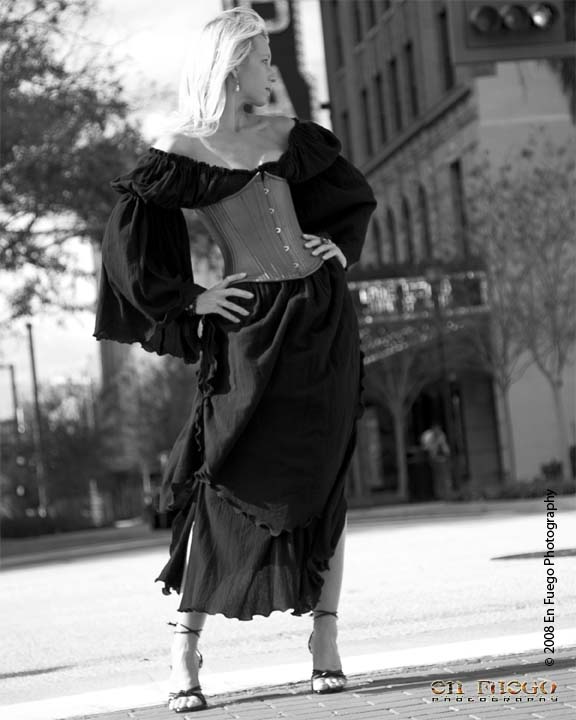 Female model photo shoot of Connie Lynne in Downtown Tampa