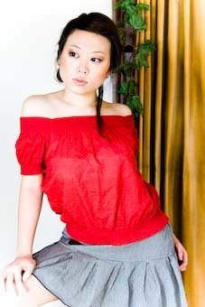 Female model photo shoot of Nina Kim by Constance Lysene