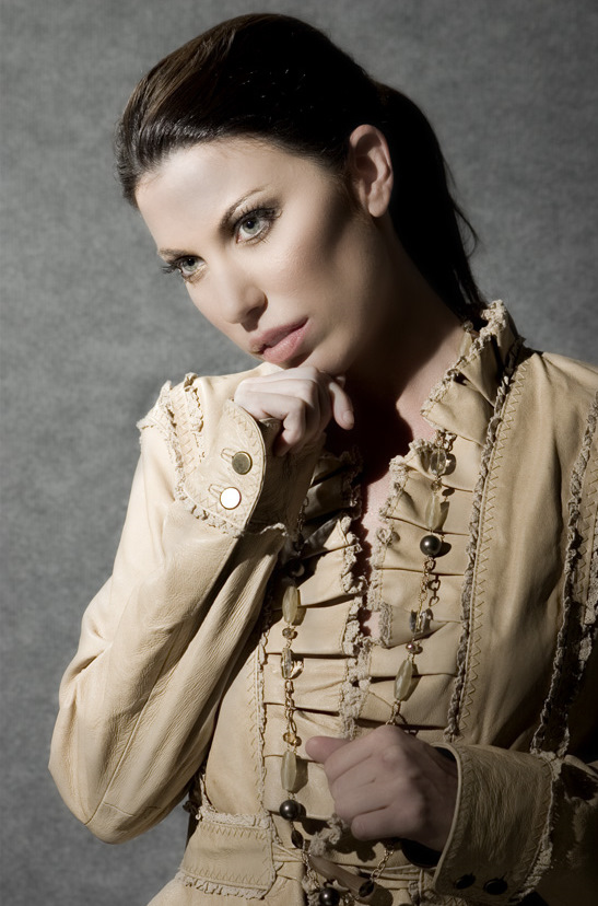 Female model photo shoot of Debbi Larkins by Michael Alan, makeup by Tammi Make-up