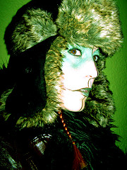 Female model photo shoot of Darklysewn in Darkwear Studio