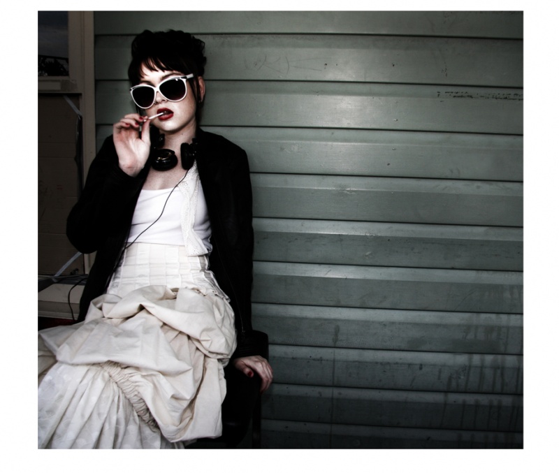 Female model photo shoot of RTSHOTS, wardrobe styled by Asylum in Red