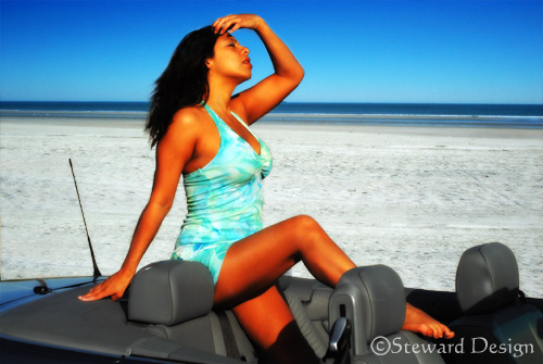Male and Female model photo shoot of Steward Design and Crisel Smith in Tybee Island Ga