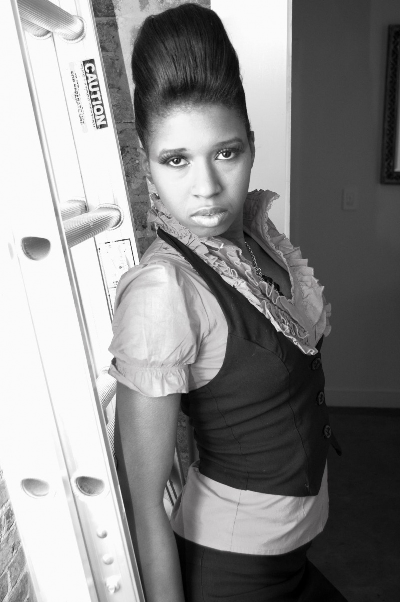 Female model photo shoot of NaKia Marie in Washington D.C Studio