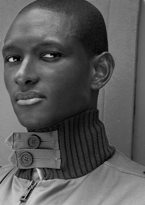 Male model photo shoot of Demba in Paris