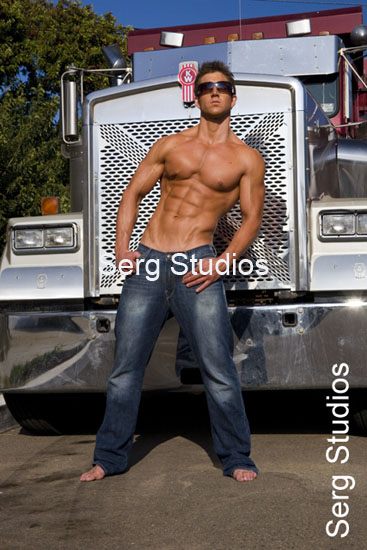 Male model photo shoot of AKC by Serg Studios in San Diego, makeup by CarlaWoolever