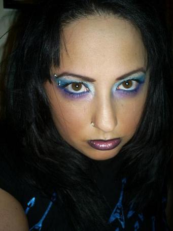 Female model photo shoot of X-Tina Make-Up Designs