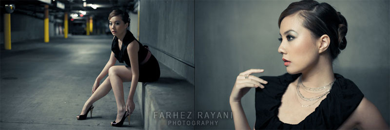 Male and Female model photo shoot of Farhez Rayani and Gina Darling by Farhez Rayani in Los Angeles, makeup by Ziya