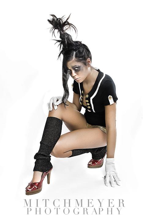 Female model photo shoot of Katerina Gonzalez by Mitch Meyer  in UTAH, hair styled by Kane Bowen