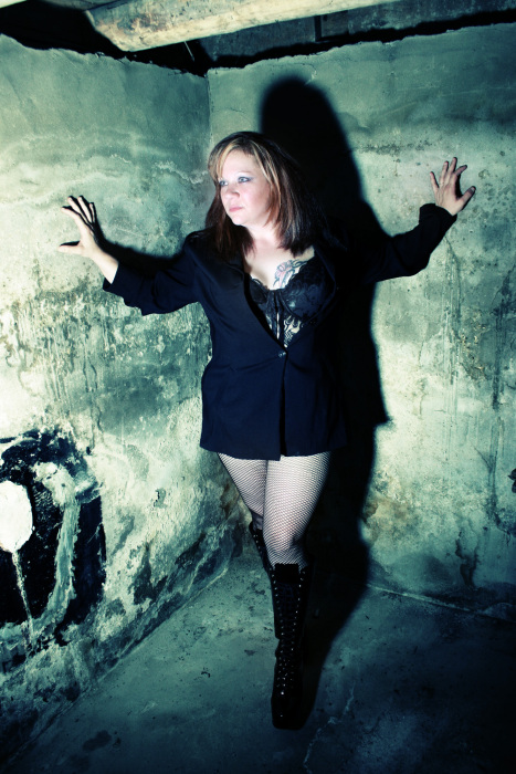 Female model photo shoot of Vikki_Lynn by My Kinky Photography in basement in Michigan