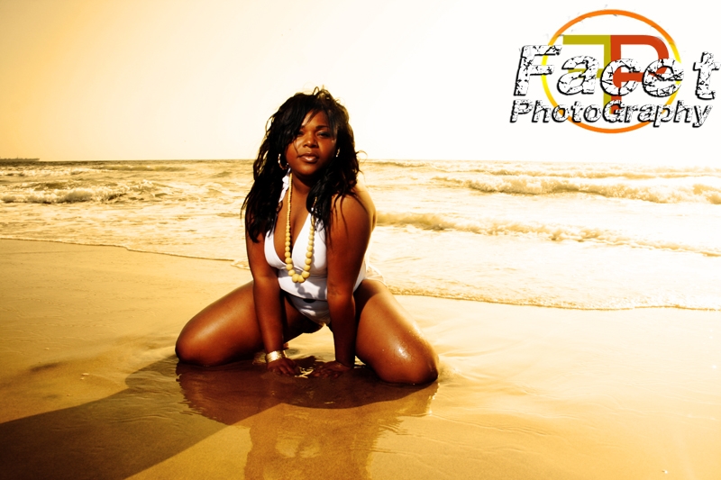 Female model photo shoot of ShondaDS in Beach