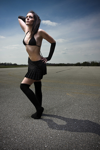 Female model photo shoot of alexis galore by Brett Ludeke