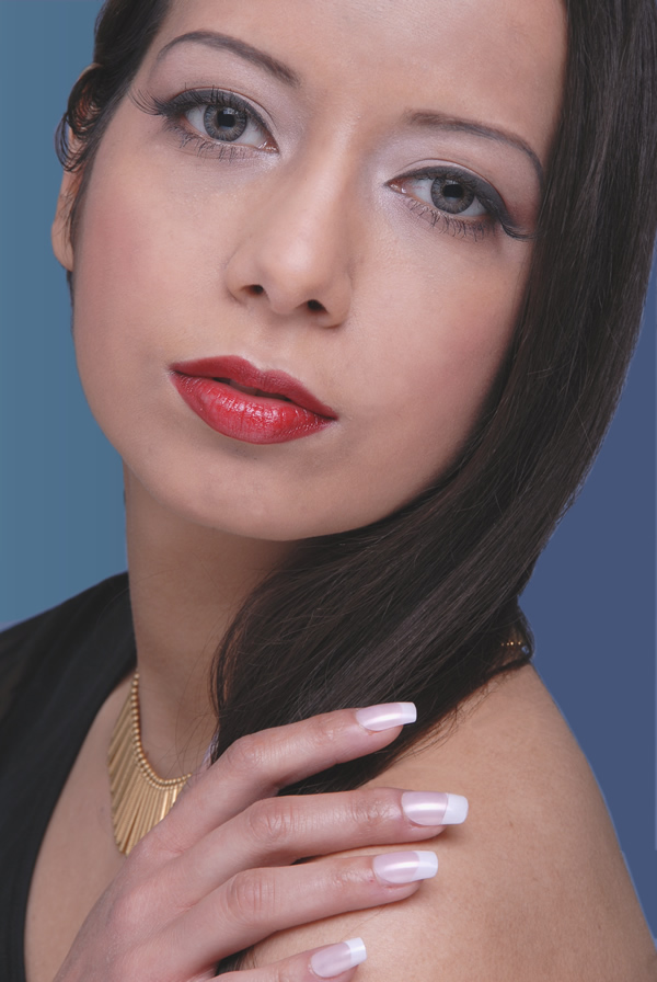 Female model photo shoot of svetlana makeup artist and Ipsita