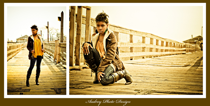 Female model photo shoot of shi shi ector by Audrey D in downtown chicago