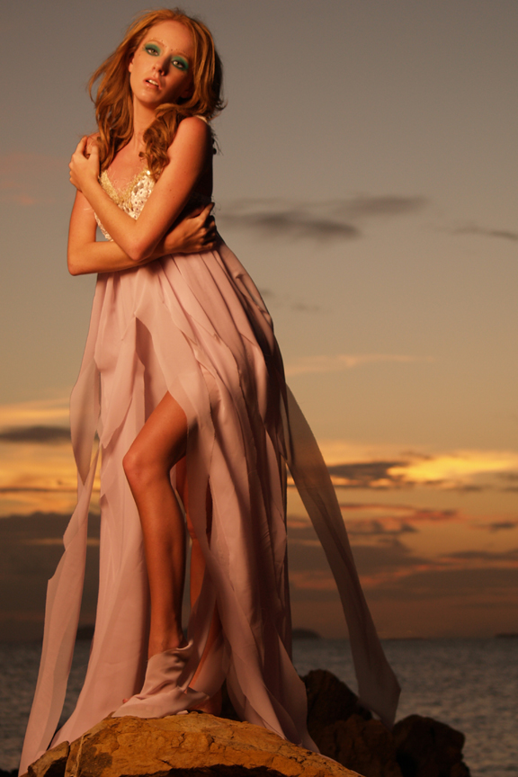 Female model photo shoot of SallyKPhotos and Chealsie Ann in U.S. Virgin Islands, makeup by Makeup by Sally
