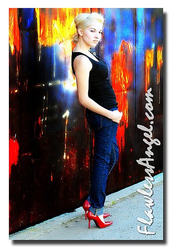 Female model photo shoot of AJ Rivera by FlawlessAngel in Down Town Fresno, Ca