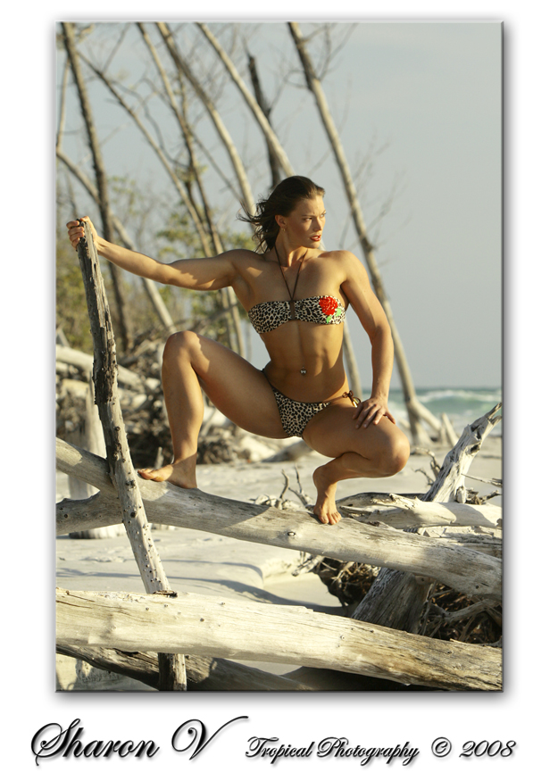 Male and Female model photo shoot of Tropical Photography and Sharon V in Longboat Key Florida