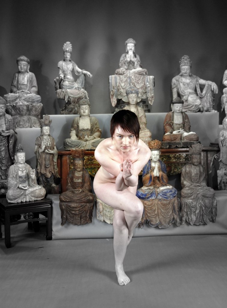 Female model photo shoot of Kelly RM by Michael Shiffman in Silk Roads Gallery