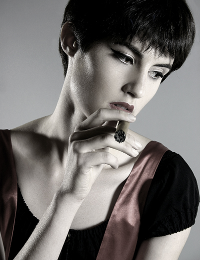 Female model photo shoot of Michelle Sherahn by Alex Musicci, makeup by Michelle Sherahn