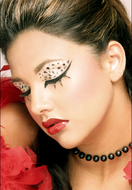 Female model photo shoot of Pink Makeup Artistry