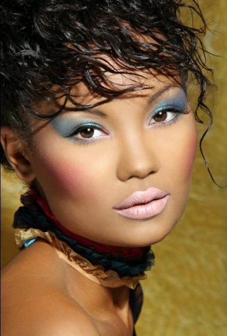 Female model photo shoot of Pink Makeup Artistry