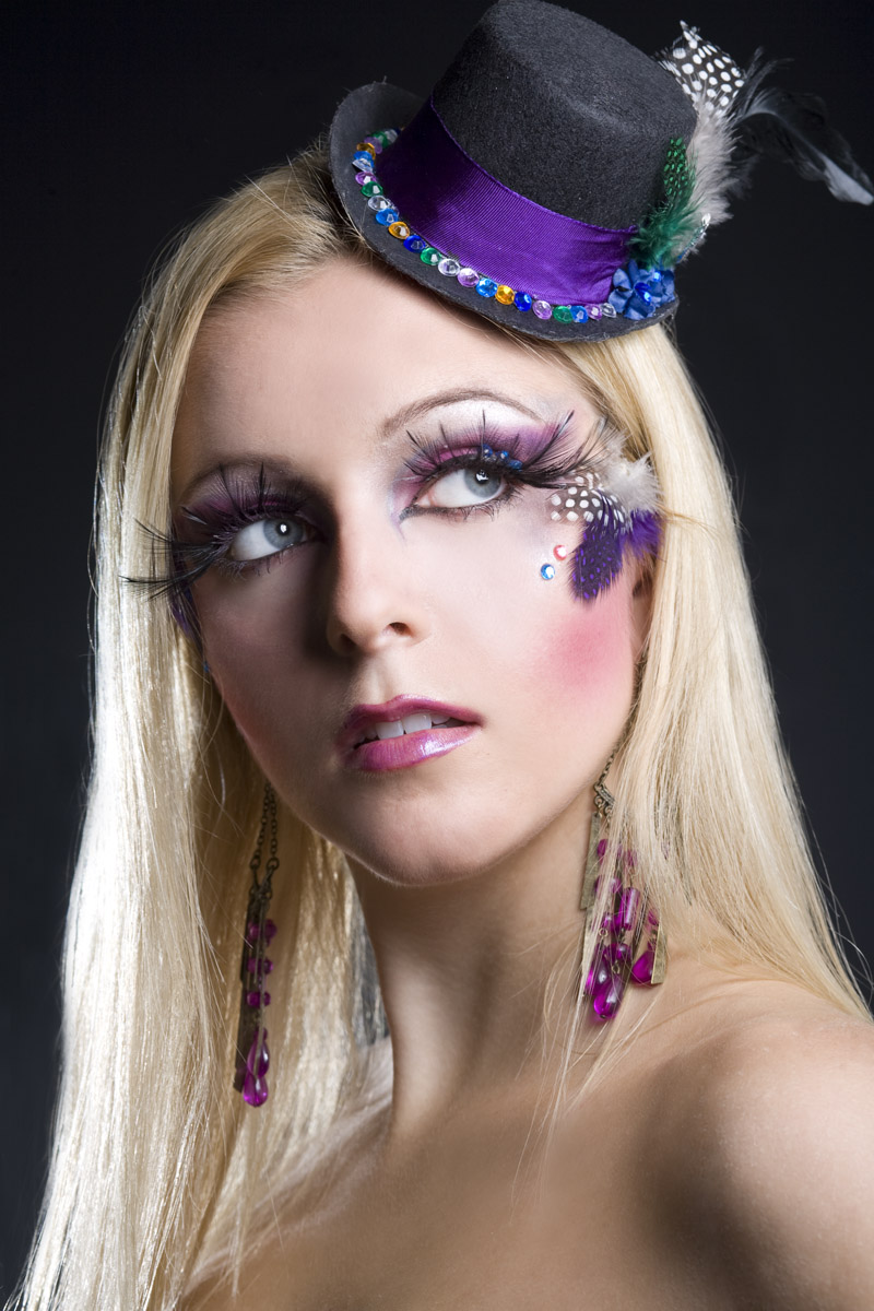 Female model photo shoot of Makeup Massacre