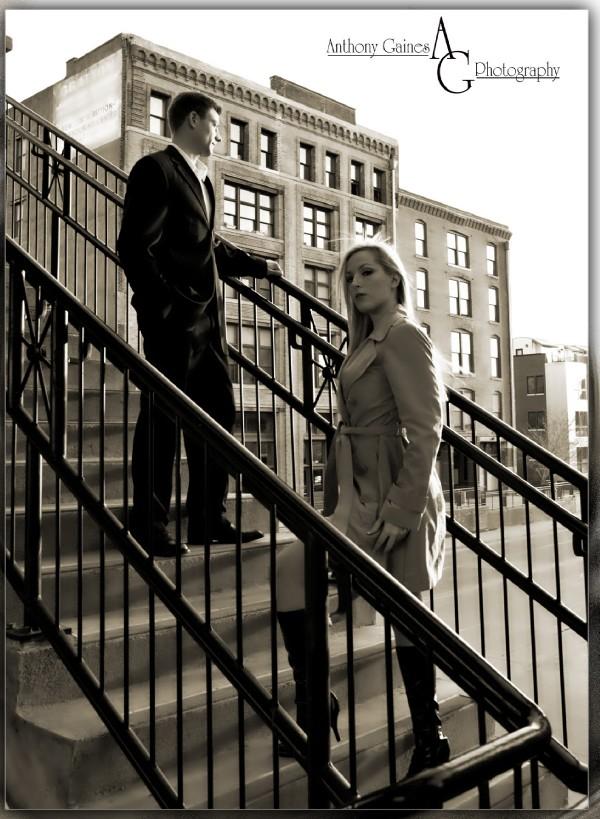 Male and Female model photo shoot of Ryland and Amy Lynn 402 in Downtown Omaha, NE