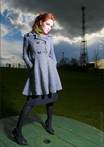 Female model photo shoot of LindsMarie by M H Photography in Kelvedon, Secret Bunker, makeup by Caroline Matthews