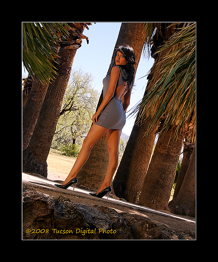 Male and Female model photo shoot of Billy Drake and     LC in Tucson, Arizona, makeup by DOUBLETAKES by Corinne