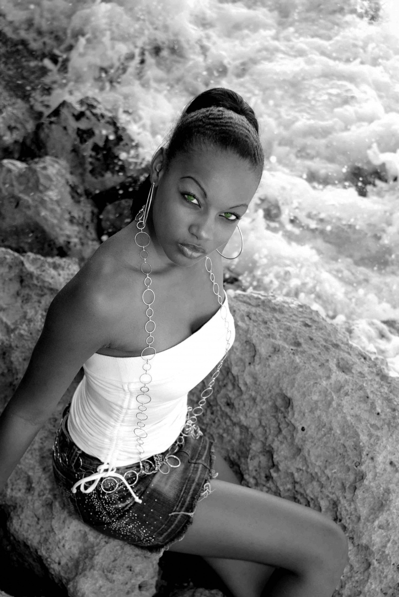Female model photo shoot of Splexytesha by Donald Knowles in Orange Hill beach, Nassau Bahamas