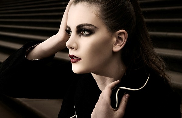 Female model photo shoot of melbourne_makeup_artist in Melbourne, Victoria
