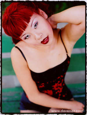 Female model photo shoot of CrimsonMei by Dave Naz