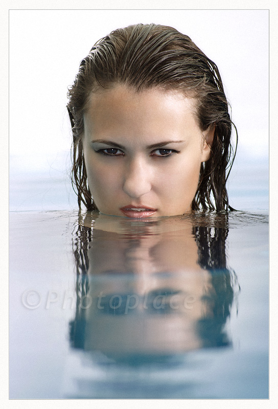 Female model photo shoot of Sabrina_M in pool