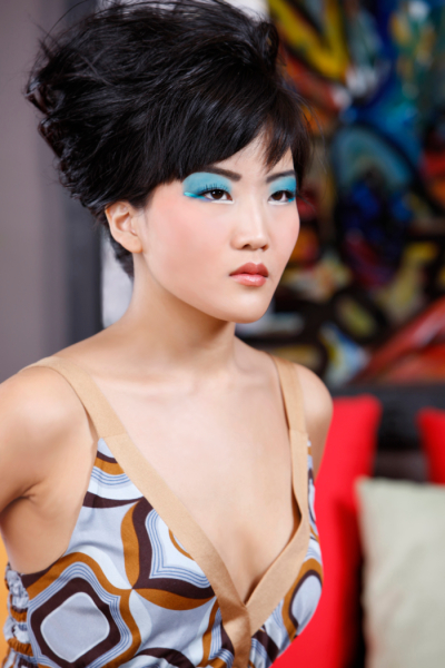 Female model photo shoot of CheveuX by Quavondo