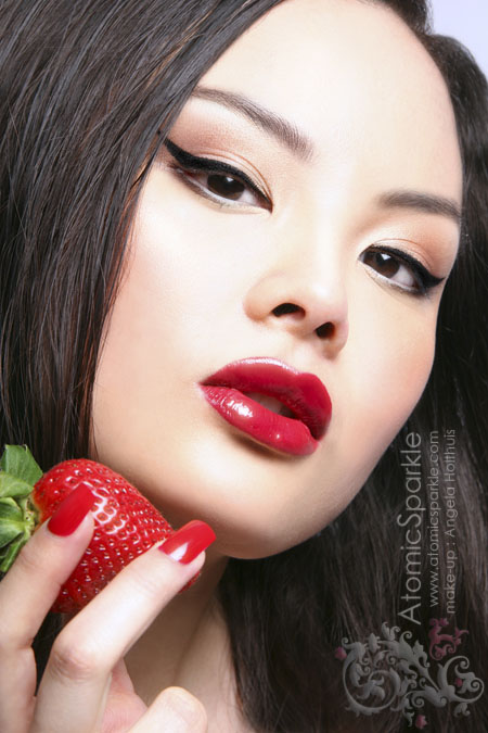 Female model photo shoot of Sandra Ng by Atomik Photography - Umbar Shakir in Anerley, UK, makeup by Angela Holthuis