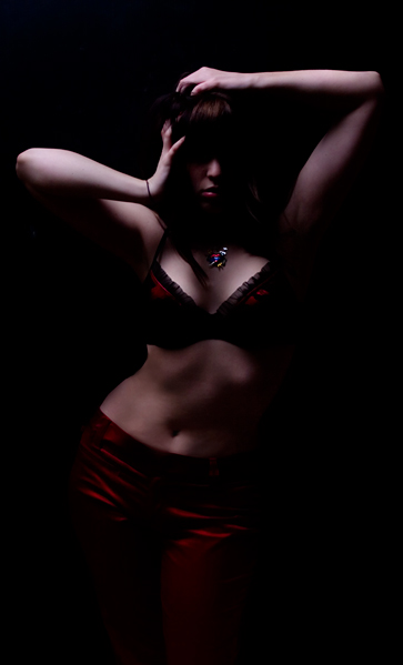 Female model photo shoot of Cristina by Atomic Box Studios in GR MI