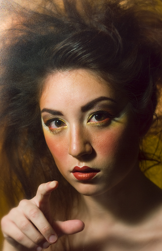 Female model photo shoot of vHutch and Akemi Maruyama by Gemma Fleming in Seattle, wa., makeup by JJ Cariaso-Hughes