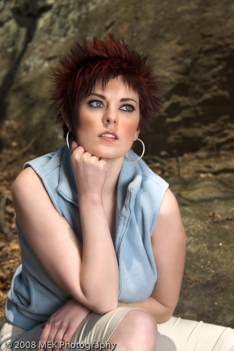 Female model photo shoot of Cerissa Shawn by MEK Photography