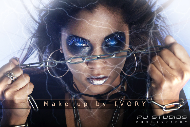 Female model photo shoot of Makeup By Ivory and Nitasha by PJ Studios in Bellwood, IL