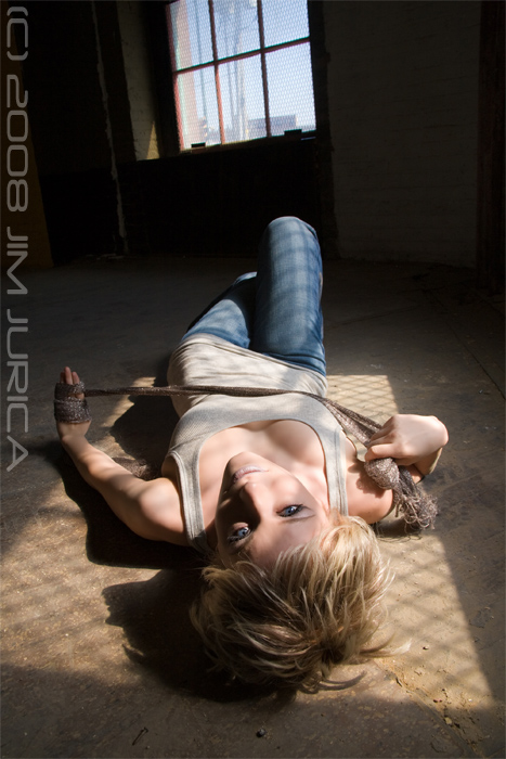 Female model photo shoot of Jillian E by Jim Jurica in studio five sixteen