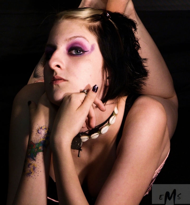 Female model photo shoot of Polly Pixie by Seti-Entertainment in EM Studios Jacksonville Florida