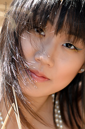 Female model photo shoot of Eva Mok