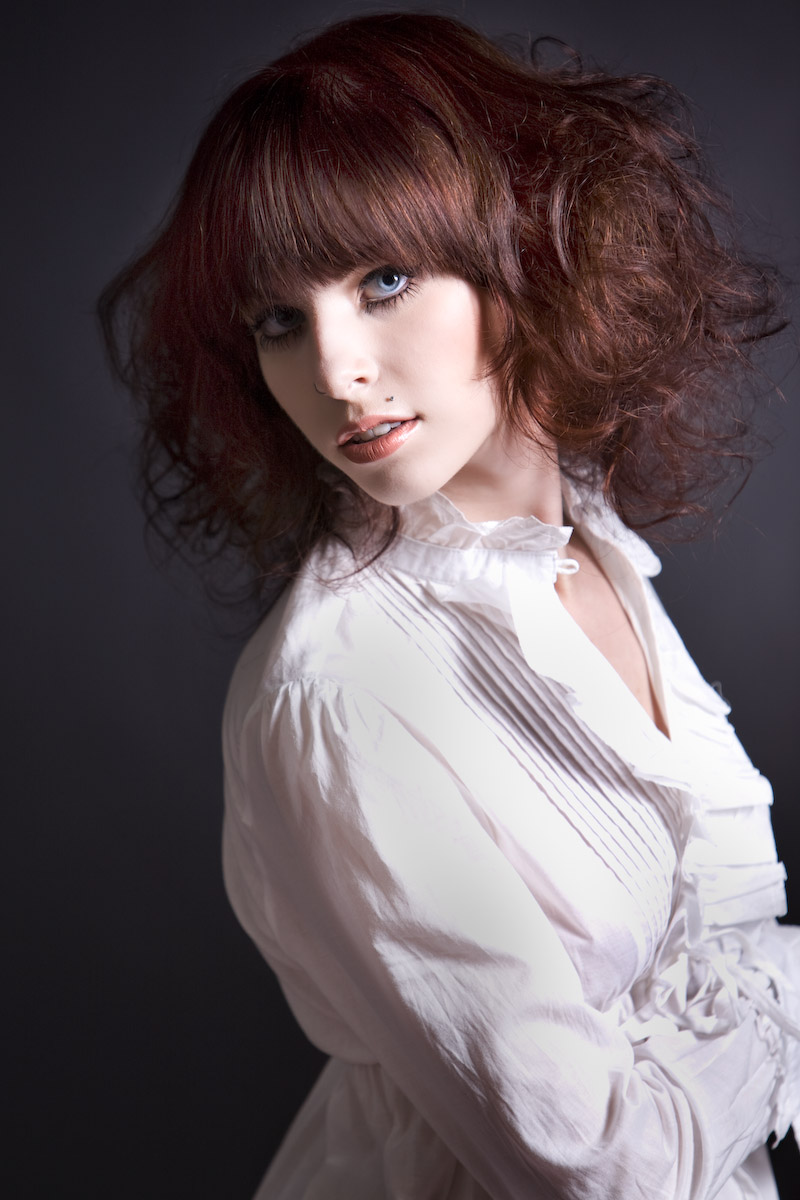 Female model photo shoot of Uhhh_net by Lloyd Rosen, makeup by Amy Hollier