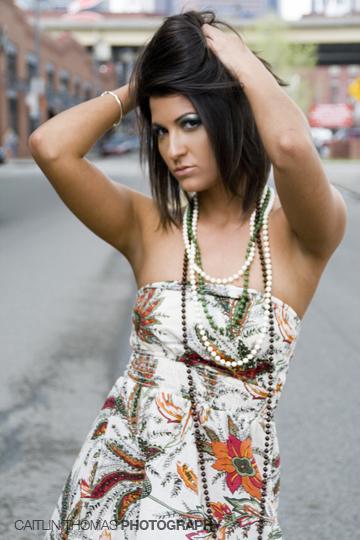 Female model photo shoot of Molly McMenamin in strip district
