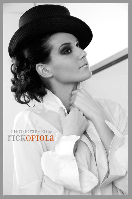 Female model photo shoot of Angel Graves by rickOPIOLA in Toronto ON , wardrobe styled by Ulia Koles, makeup by ChanelMarkus