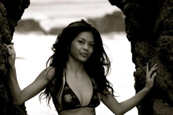 Female model photo shoot of POP ROX in Malibu