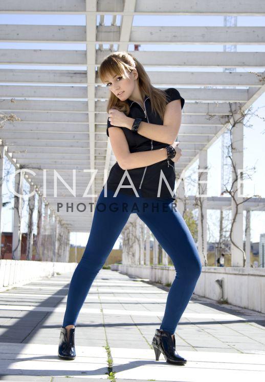 Female model photo shoot of cinzia mele