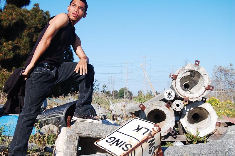 Male model photo shoot of Vince Bryan by Alyssa Zamudio in Dump Yard
