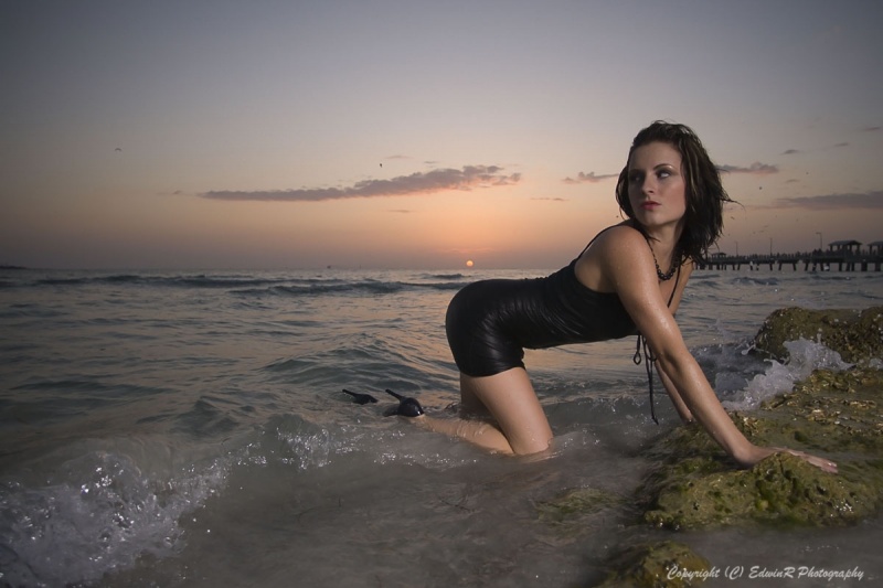 Female model photo shoot of Danielle Slate by EdwinR Photography