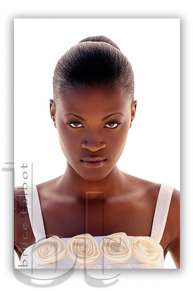 Female model photo shoot of Elizabeth Manoucheka by Bruce Talbot, makeup by Make-up by Heather 