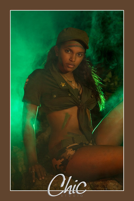 Female model photo shoot of Naiyah Skai by Chic Studio in The Jungle, Bermuda